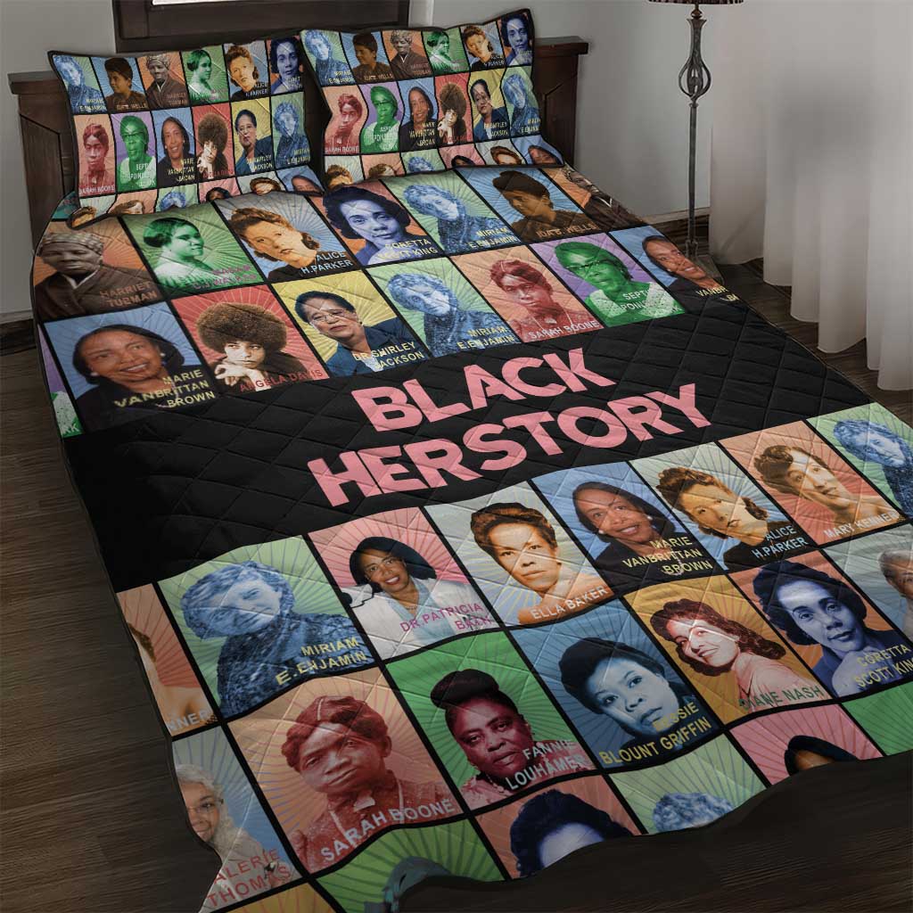 Black Herstory Quilt Bed Set The History Of African Women - Wonder Print Shop