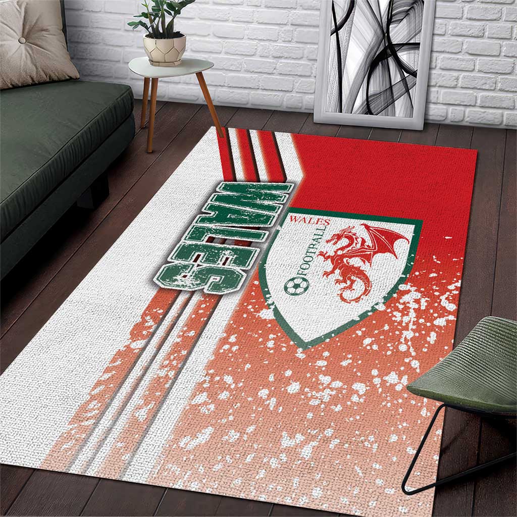 Wales Football Area Rug The Dragons Soccer - Road To Champion - Wonder Print Shop