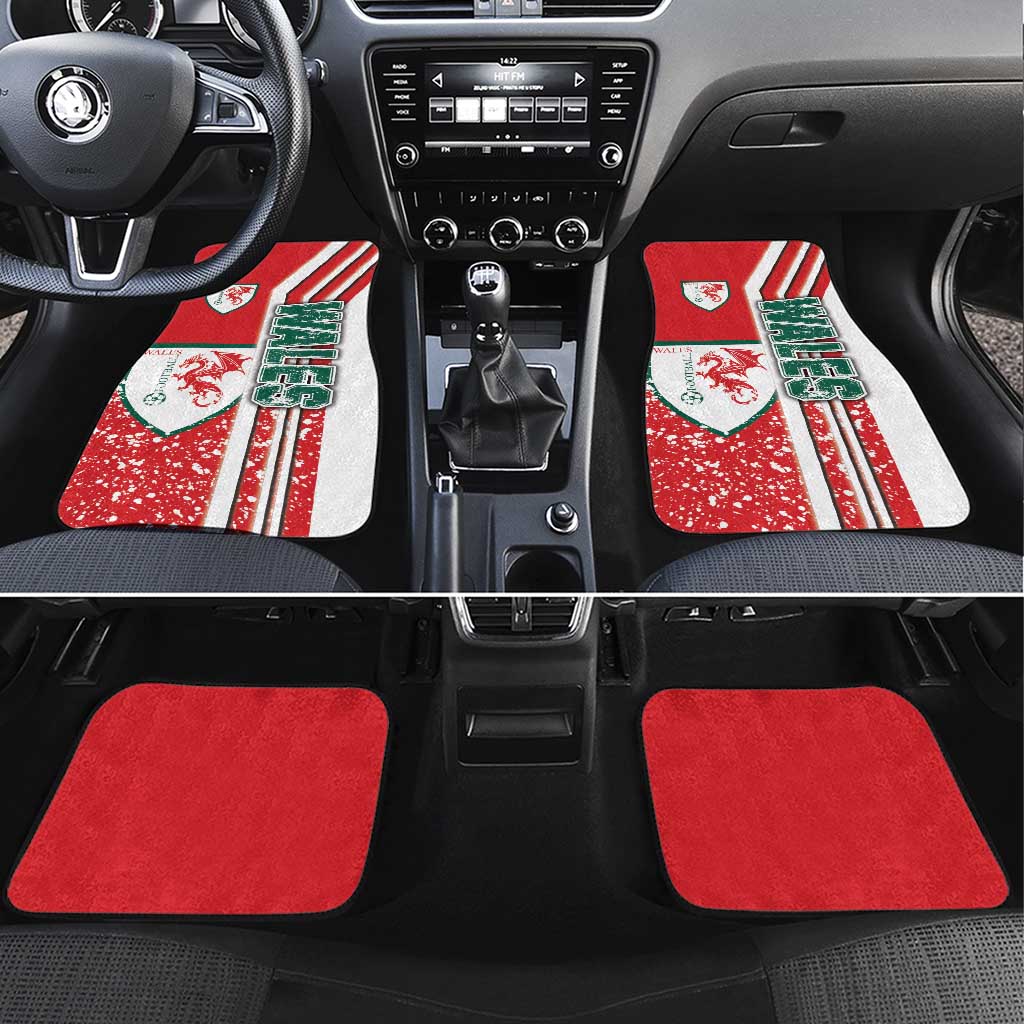 Wales Football Car Mats The Dragons Soccer - Road To Champion - Wonder Print Shop