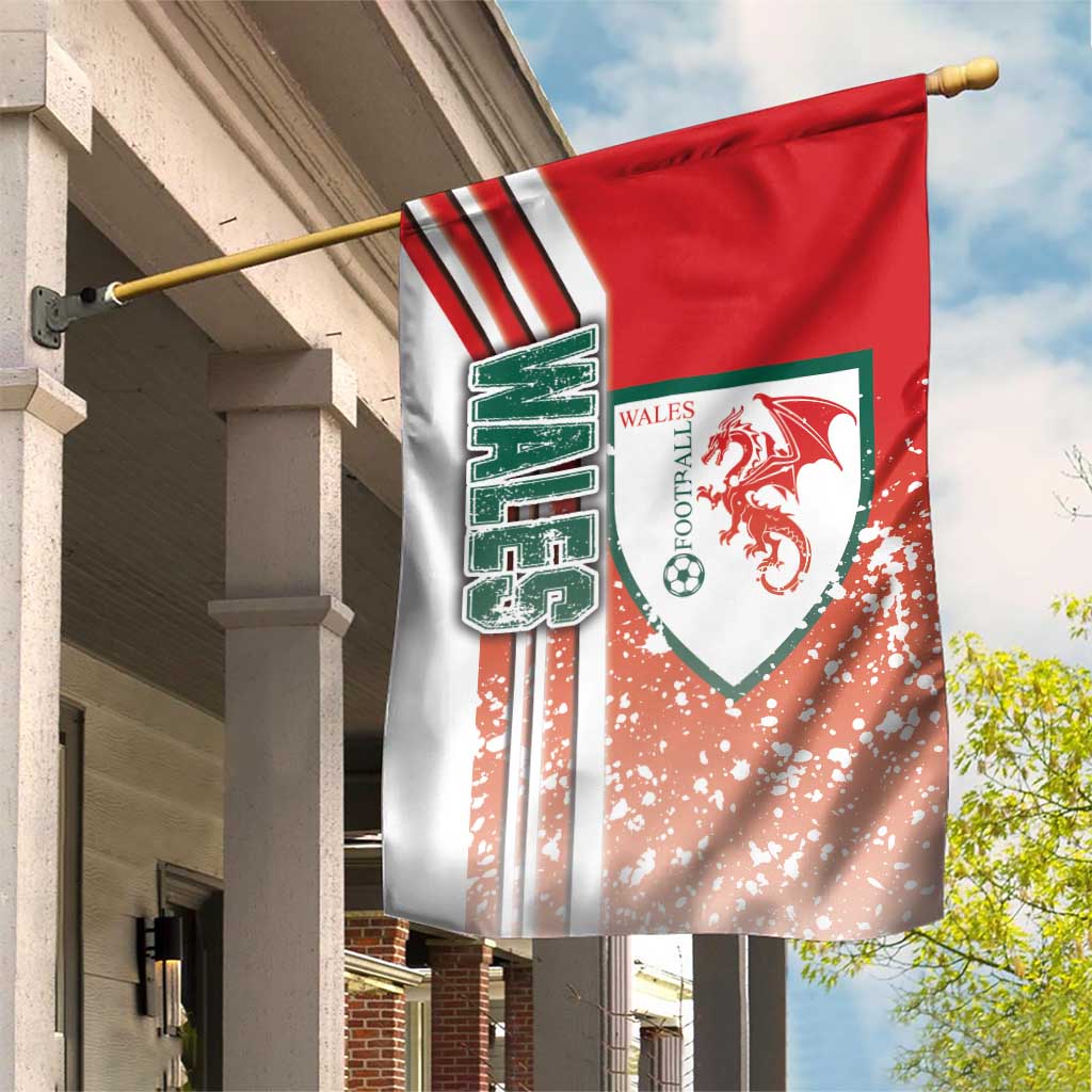 Wales Football Garden Flag The Dragons Soccer - Road To Champion - Wonder Print Shop