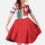 Wales Football Kid Short Sleeve Dress The Dragons Soccer - Road To Champion - Wonder Print Shop