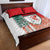 Wales Football Quilt Bed Set The Dragons Soccer - Road To Champion