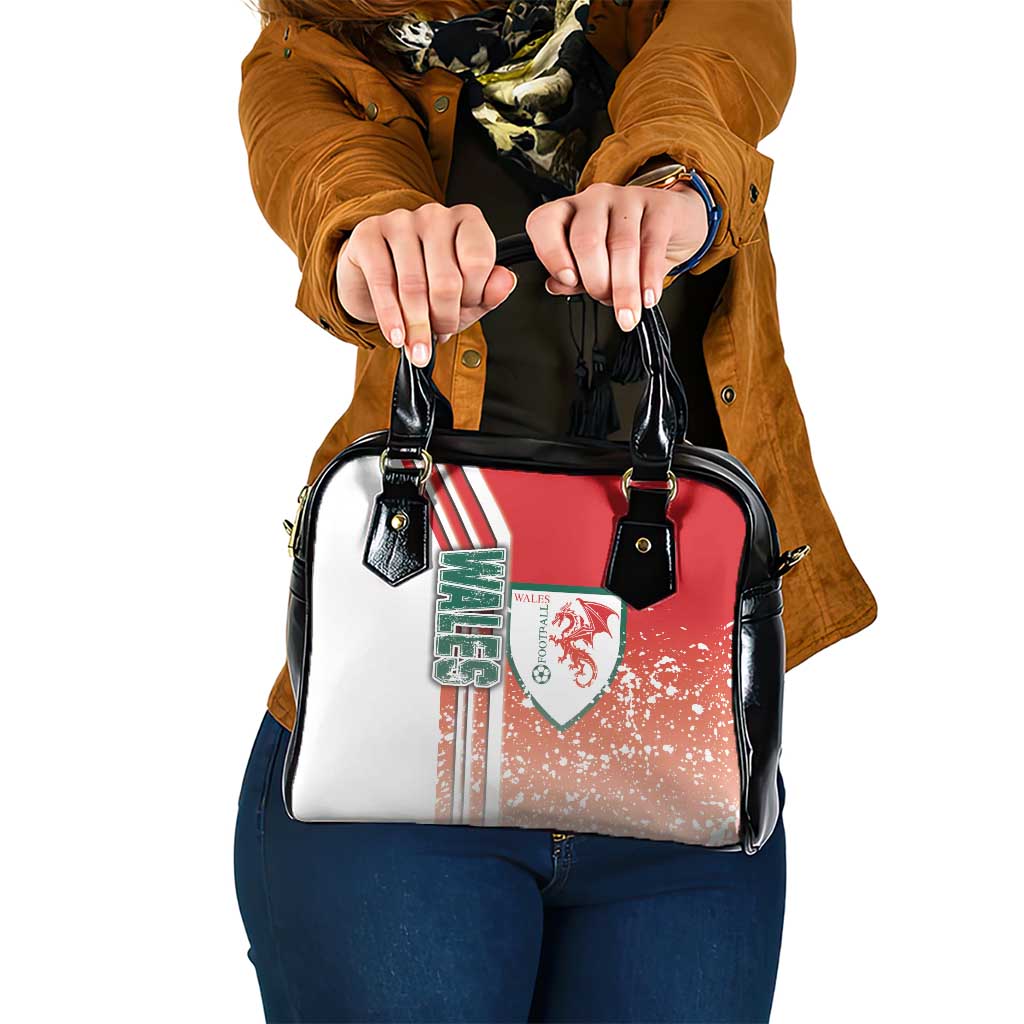 Wales Football Shoulder Handbag The Dragons Soccer - Road To Champion