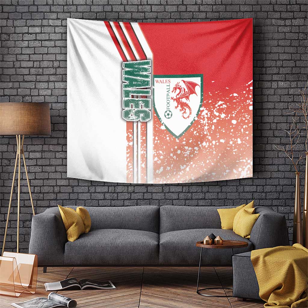 Wales Football Tapestry The Dragons Soccer - Road To Champion