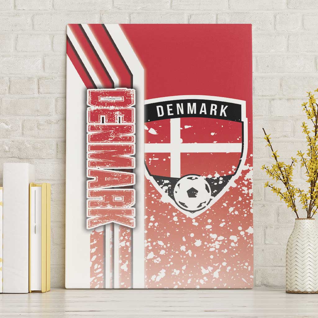 Denmark Football Canvas Wall Art Danish Dynamite Soccer - Road To Champion - Wonder Print Shop