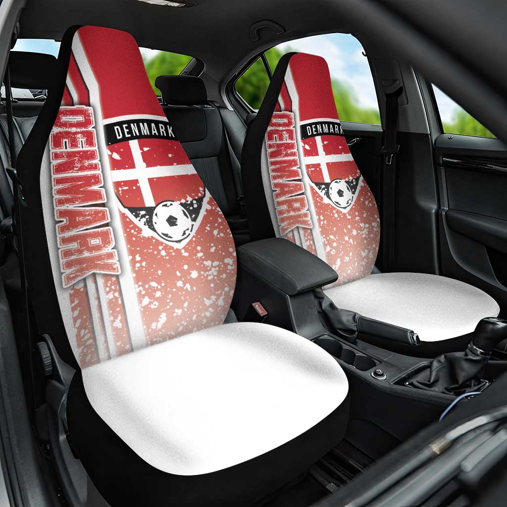 Denmark Football Car Seat Cover Danish Dynamite Soccer - Road To Champion - Wonder Print Shop