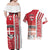 Denmark Football Couples Matching Off Shoulder Maxi Dress and Hawaiian Shirt Danish Dynamite Soccer - Road To Champion