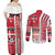 Denmark Football Couples Matching Off Shoulder Maxi Dress and Long Sleeve Button Shirt Danish Dynamite Soccer - Road To Champion