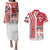 Denmark Football Couples Matching Puletasi and Hawaiian Shirt Danish Dynamite Soccer - Road To Champion