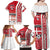 Denmark Football Family Matching Off Shoulder Maxi Dress and Hawaiian Shirt Danish Dynamite Soccer - Road To Champion - Wonder Print Shop