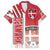 Denmark Football Family Matching Off Shoulder Maxi Dress and Hawaiian Shirt Danish Dynamite Soccer - Road To Champion - Wonder Print Shop