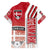 Denmark Football Family Matching Off Shoulder Maxi Dress and Hawaiian Shirt Danish Dynamite Soccer - Road To Champion - Wonder Print Shop