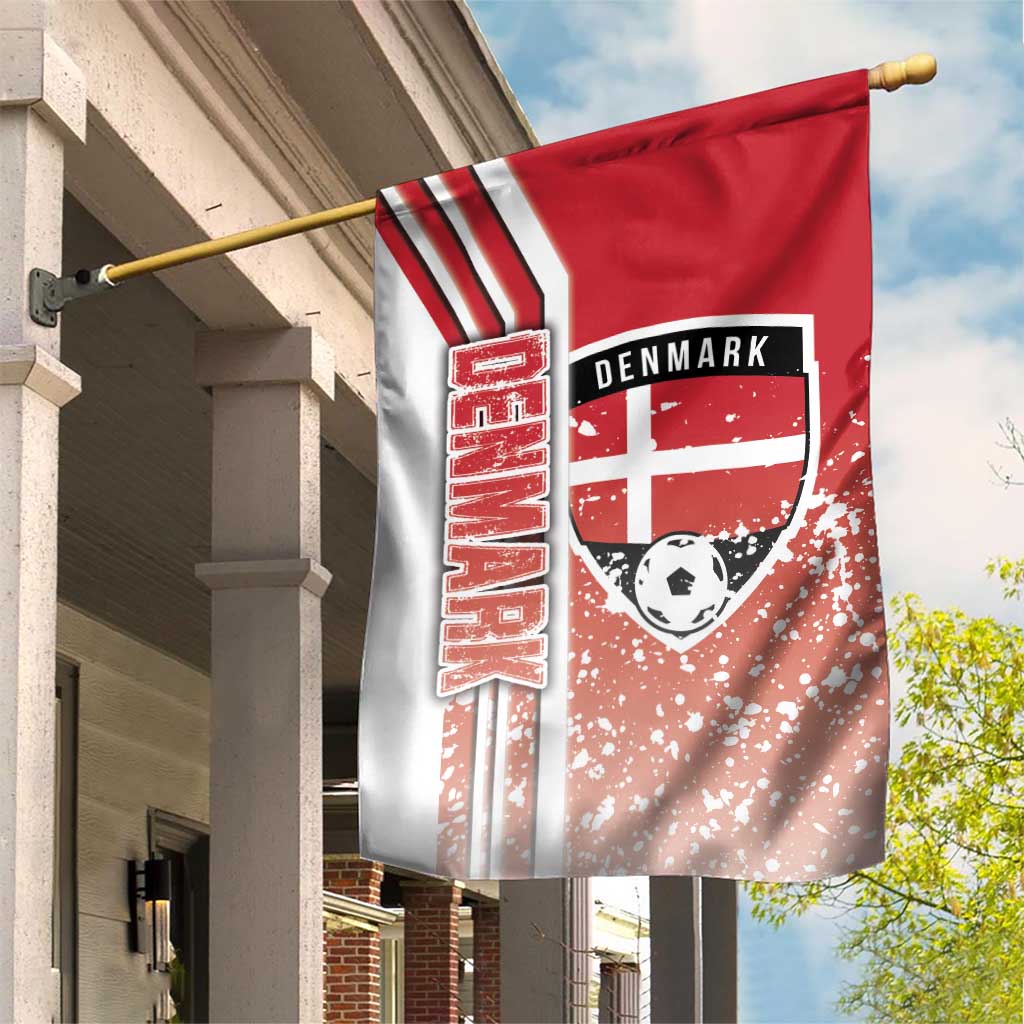 Denmark Football Garden Flag Danish Dynamite Soccer - Road To Champion - Wonder Print Shop