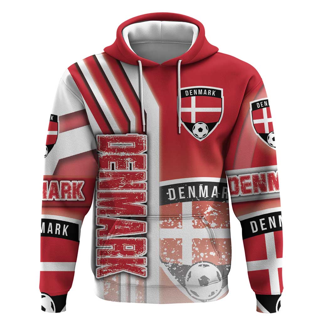 Denmark Football Hoodie Danish Dynamite Soccer - Road To Champion - Wonder Print Shop