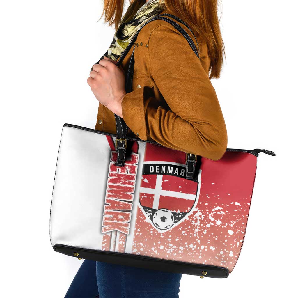 Denmark Football Leather Tote Bag Danish Dynamite Soccer - Road To Champion