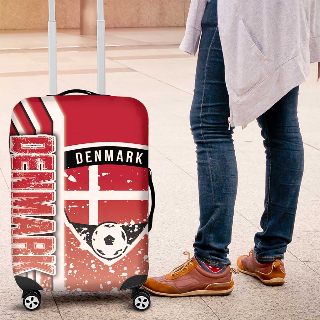 Denmark Football Luggage Cover Danish Dynamite Soccer - Road To Champion - Wonder Print Shop