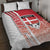 Denmark Football Quilt Bed Set Danish Dynamite Soccer - Road To Champion - Wonder Print Shop