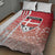 Denmark Football Quilt Bed Set Danish Dynamite Soccer - Road To Champion - Wonder Print Shop