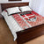 Denmark Football Quilt Bed Set Danish Dynamite Soccer - Road To Champion - Wonder Print Shop