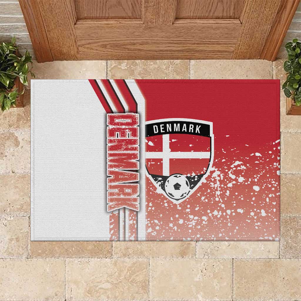 Denmark Football Rubber Doormat Danish Dynamite Soccer - Road To Champion - Wonder Print Shop