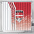 Denmark Football Shower Curtain Danish Dynamite Soccer - Road To Champion - Wonder Print Shop