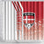 Denmark Football Shower Curtain Danish Dynamite Soccer - Road To Champion - Wonder Print Shop