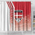 Denmark Football Shower Curtain Danish Dynamite Soccer - Road To Champion - Wonder Print Shop