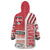 Denmark Football Wearable Blanket Hoodie Danish Dynamite Soccer - Road To Champion - Wonder Print Shop