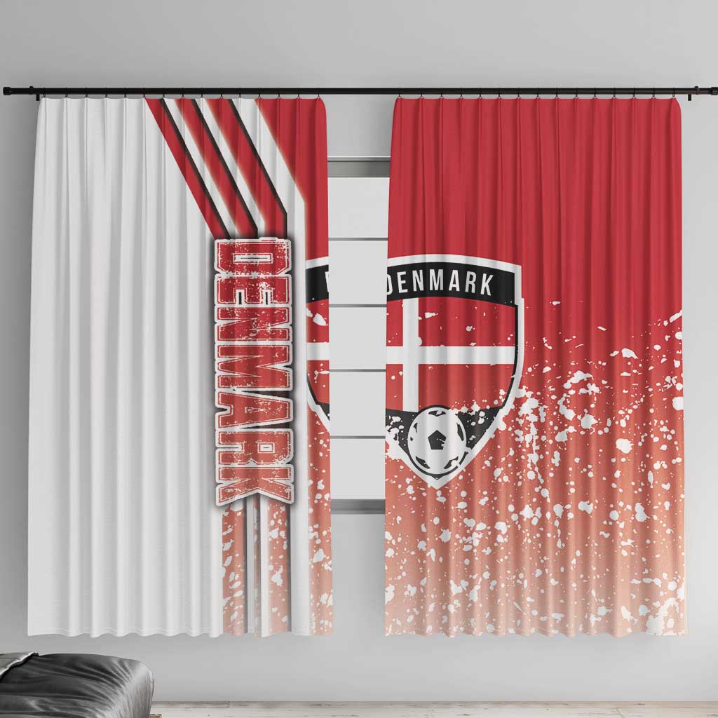 Denmark Football Window Curtain Danish Dynamite Soccer - Road To Champion - Wonder Print Shop