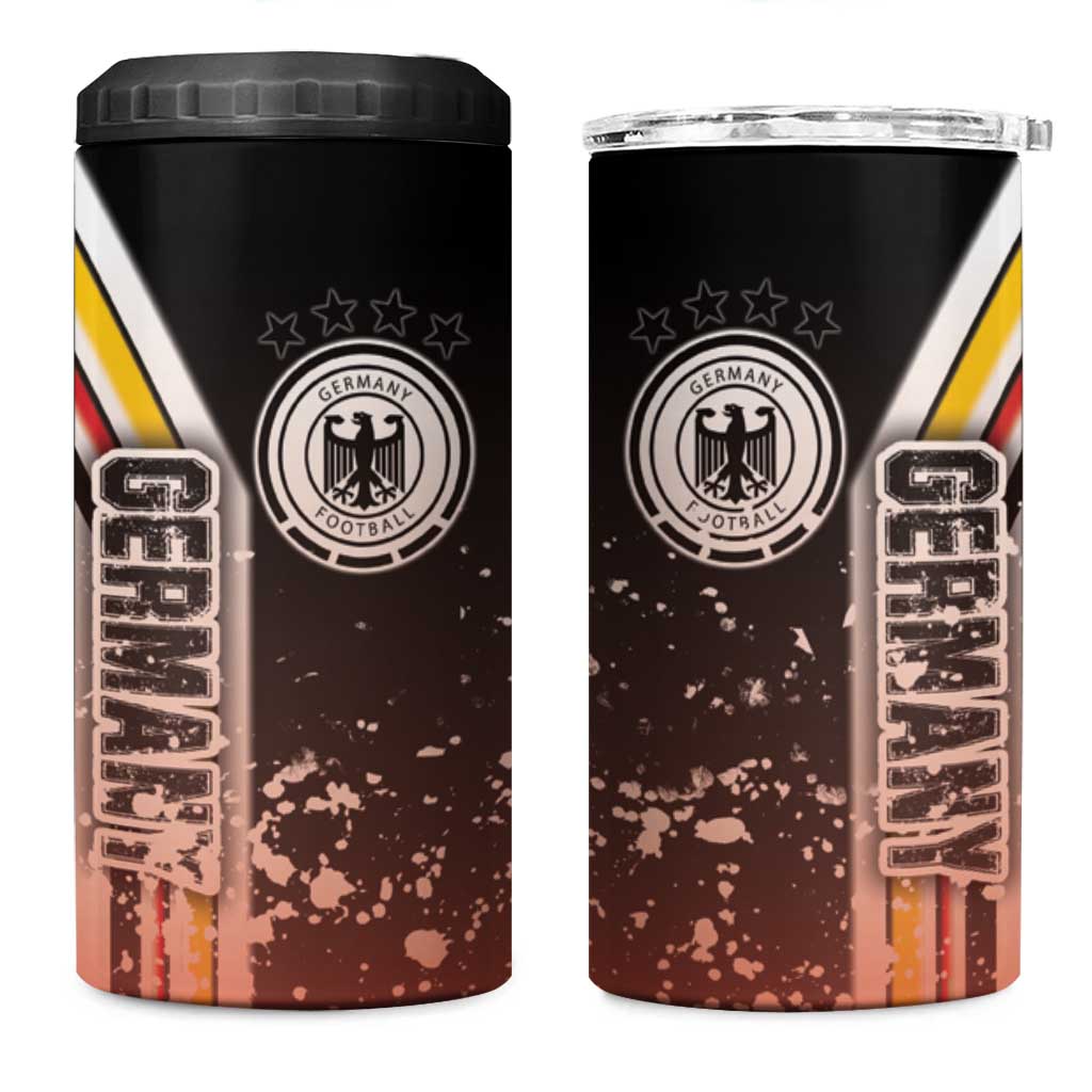 Germany Football 4 in 1 Can Cooler Tumbler Die Mannschaft Soccer - Road To Champion