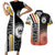 Germany Football Couples Matching Short Sleeve Bodycon Dress and Hawaiian Shirt Die Mannschaft Soccer - Road To Champion