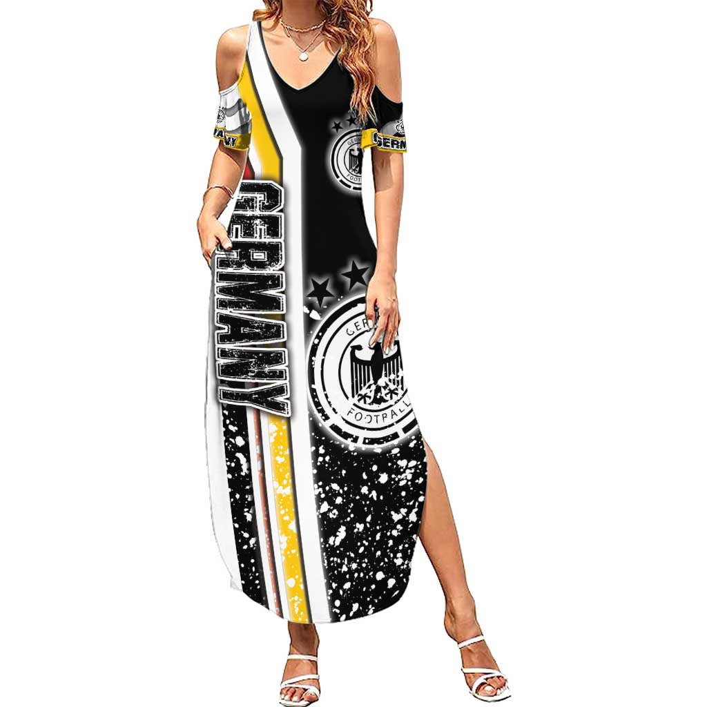 Germany Football Summer Maxi Dress Die Mannschaft Soccer - Road To Champion