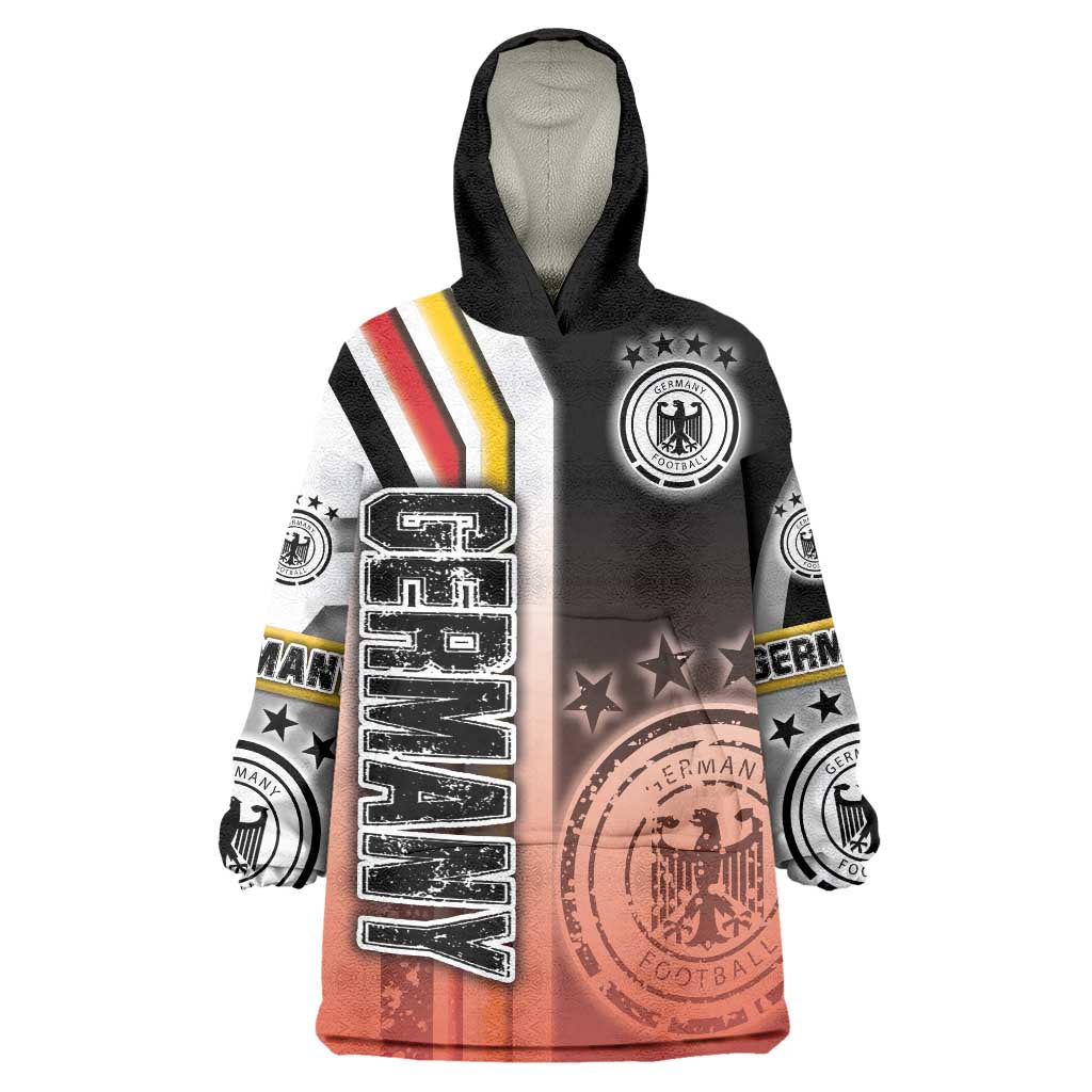 Germany Football Wearable Blanket Hoodie Die Mannschaft Soccer - Road To Champion