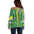 Brazil Football Off Shoulder Sweater Selecao Soccer - Road To Champion