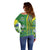 Brazil Football Off Shoulder Sweater Selecao Soccer - Road To Champion