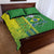 Brazil Football Quilt Bed Set Selecao Soccer - Road To Champion - Wonder Print Shop