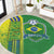 Brazil Football Round Carpet Selecao Soccer - Road To Champion - Wonder Print Shop