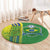 Brazil Football Round Carpet Selecao Soccer - Road To Champion - Wonder Print Shop