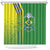 Brazil Football Shower Curtain Selecao Soccer - Road To Champion - Wonder Print Shop