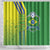 Brazil Football Shower Curtain Selecao Soccer - Road To Champion - Wonder Print Shop