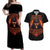 Not Everyone Likes Me Skull Reaper Couples Matching Off Shoulder Maxi Dress and Hawaiian Shirt - Wonder Print Shop