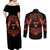 Not Everyone Likes Me Skull Reaper Couples Matching Off Shoulder Maxi Dress and Long Sleeve Button Shirt - Wonder Print Shop