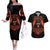 Not Everyone Likes Me Skull Reaper Couples Matching Off The Shoulder Long Sleeve Dress and Hawaiian Shirt - Wonder Print Shop