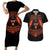 Not Everyone Likes Me Skull Reaper Couples Matching Short Sleeve Bodycon Dress and Hawaiian Shirt - Wonder Print Shop