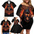 Not Everyone Likes Me Skull Reaper Family Matching Off Shoulder Short Dress and Hawaiian Shirt - Wonder Print Shop