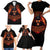 Not Everyone Likes Me Skull Reaper Family Matching Short Sleeve Bodycon Dress and Hawaiian Shirt - Wonder Print Shop