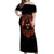 Not Everyone Likes Me Skull Reaper Off Shoulder Maxi Dress - Wonder Print Shop