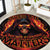 Not Everyone Likes Me Skull Reaper Round Carpet