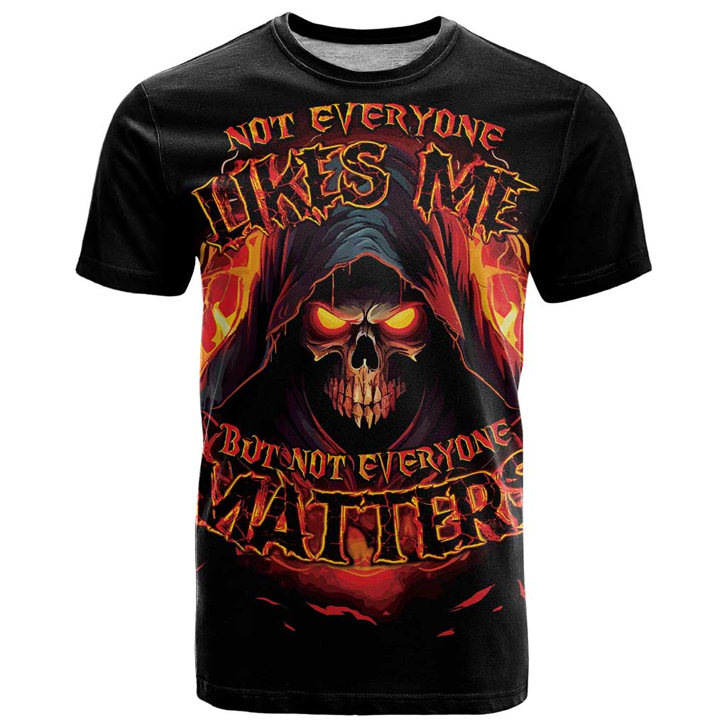 Not Everyone Likes Me Skull Reaper T Shirt