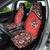 Canada Day Car Seat Cover Haida Maple Leaf Style Tattoo Red